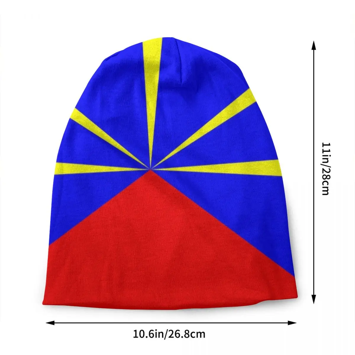 974 Reunion Island Flag Skullies Beanies Caps Streetwear Winter Warm Men Women Knit Hat Unisex Reunionese Proud Bonnet Hats