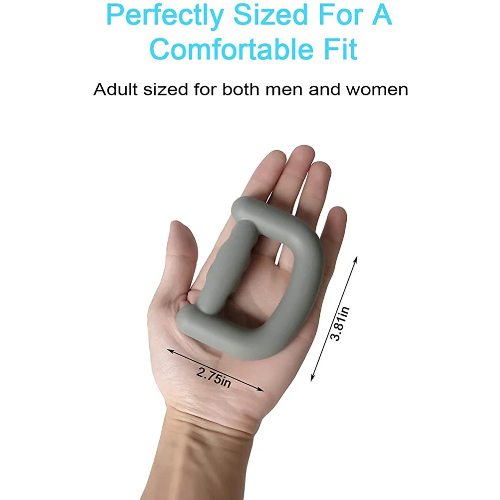 2 قطعة قبضة اليد تقوية قوة المعصم المدرب تصميم مريح المحمولة للرياضيين الموسيقيين متسلقي قبضة البناء #6