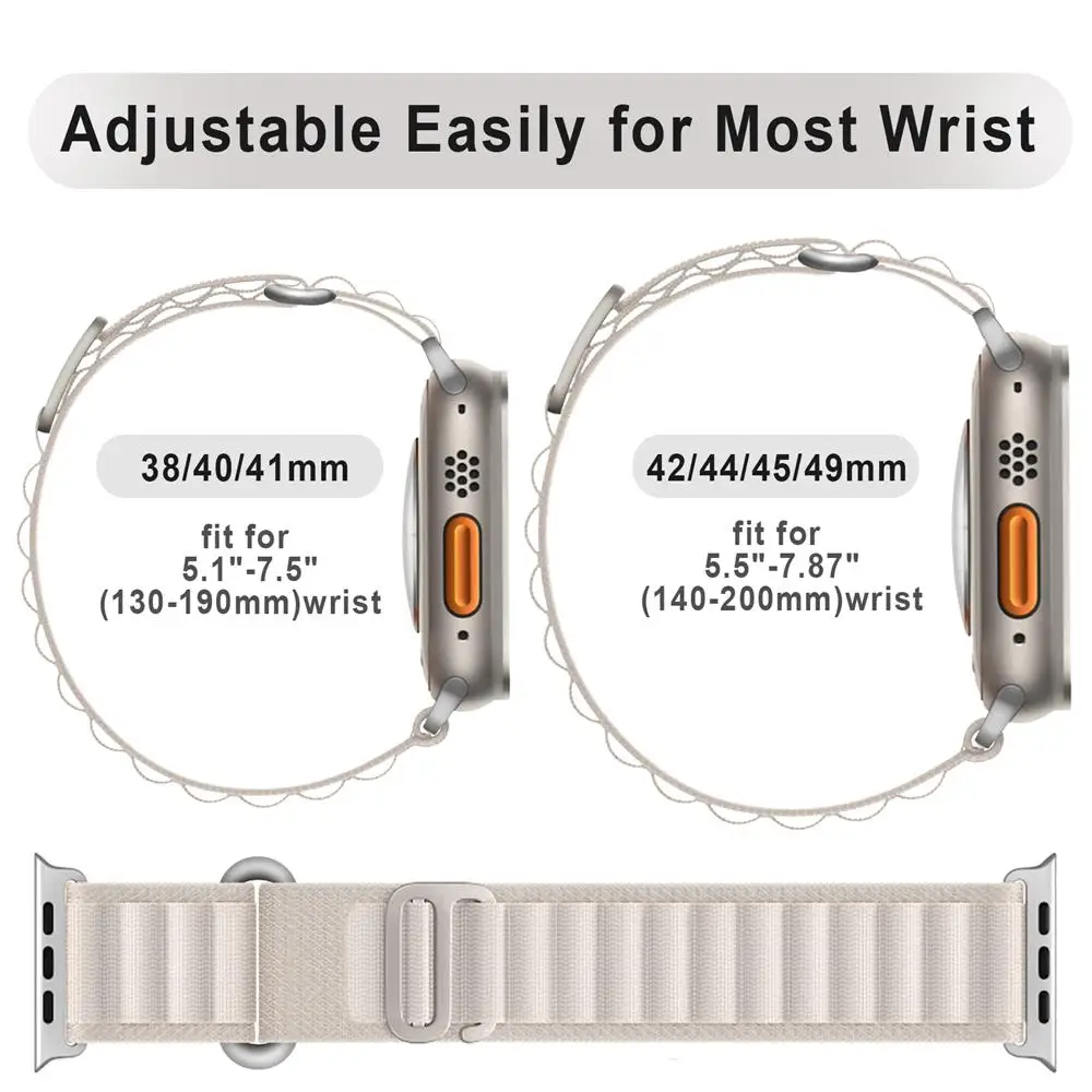Watch Strap For apple Watch Ultra 3 2 bands 49mm 45mm 44mm 40mm 38 41mm 42mm 46mm Alpine bracelet iwatch series 6 7 8 9 se 10 11