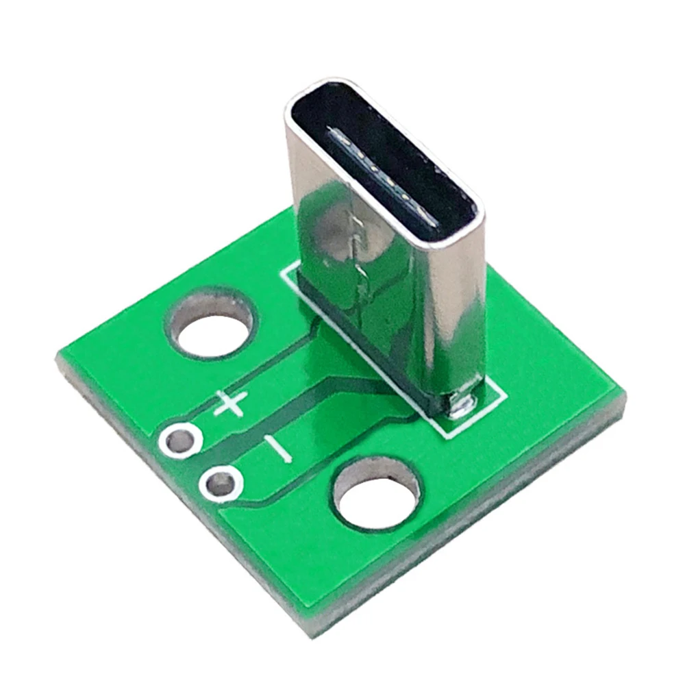 10PCS TYPE-C cavo di ricarica dati scheda di prova Jack scheda adattatore 6P presa femmina scheda adattatore di prova con scheda di prova della linea PCB