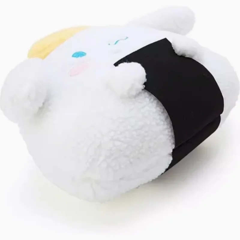 Sanrio Cartoon Cinnamoroll Pompom Purin Rice Ball Miękka pluszowa lalka Zabawka Anime Poduszka do rzucania Dekoracja domu Brithday Prezent świąteczny