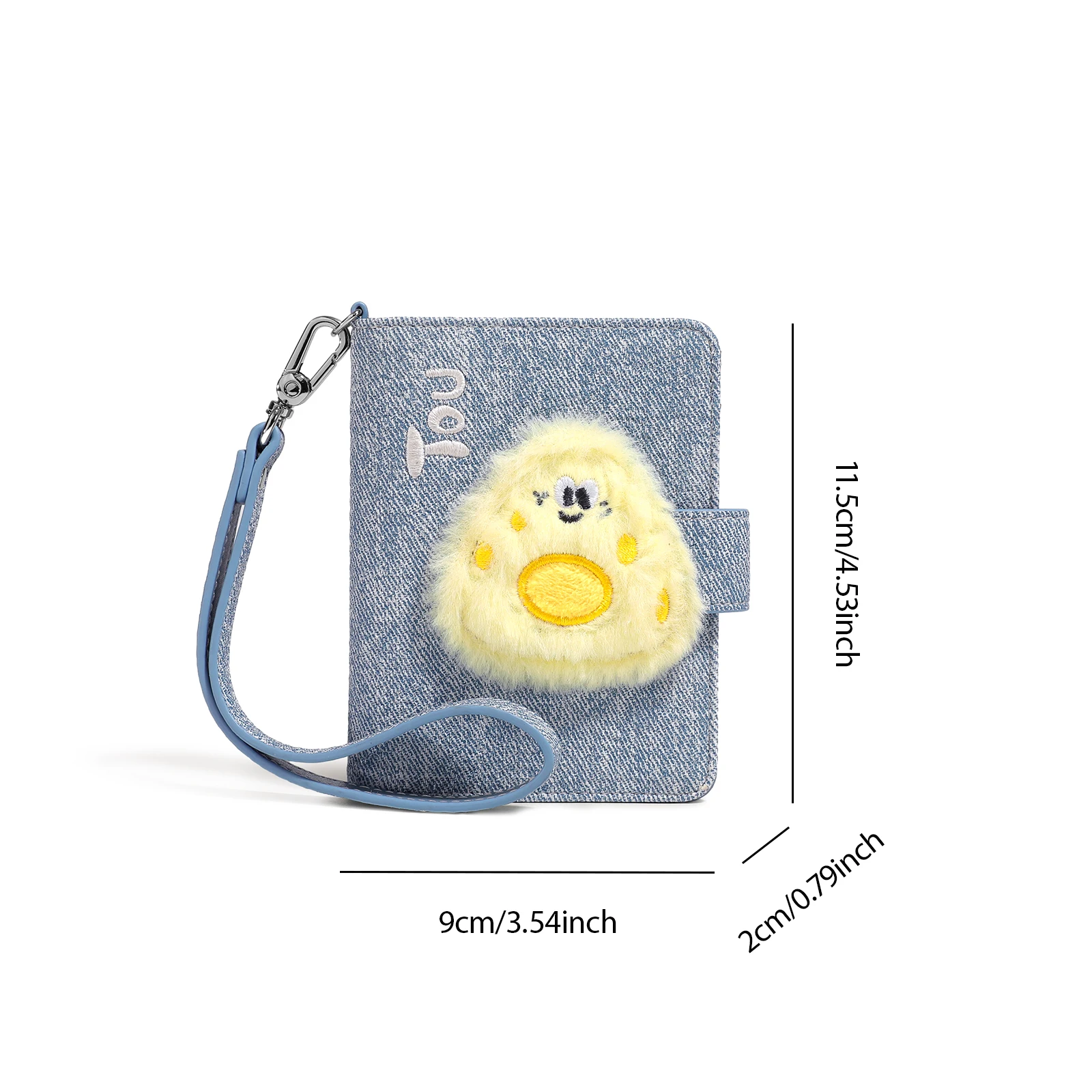 TOUTOU New Original Design Wallet Cute Decoration Luxury Card Holder Fashion Purses with Wrist Strap