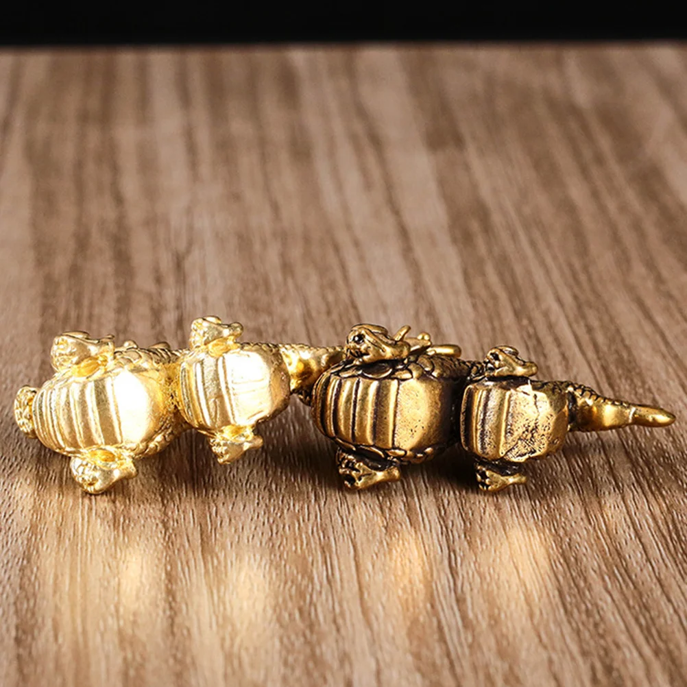 

Brass Chinese Zodiac Dragon Ornament Exquisite Desktop Decoration for Home Office Space Elevate Ambiance with Artistic Sculpture