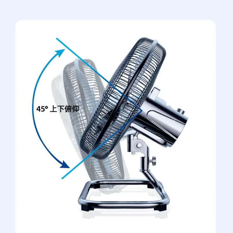 High-Power Floor Fan: Oscillating, Heavy-Duty for Home & Industrial Use – Strong Wind Performance