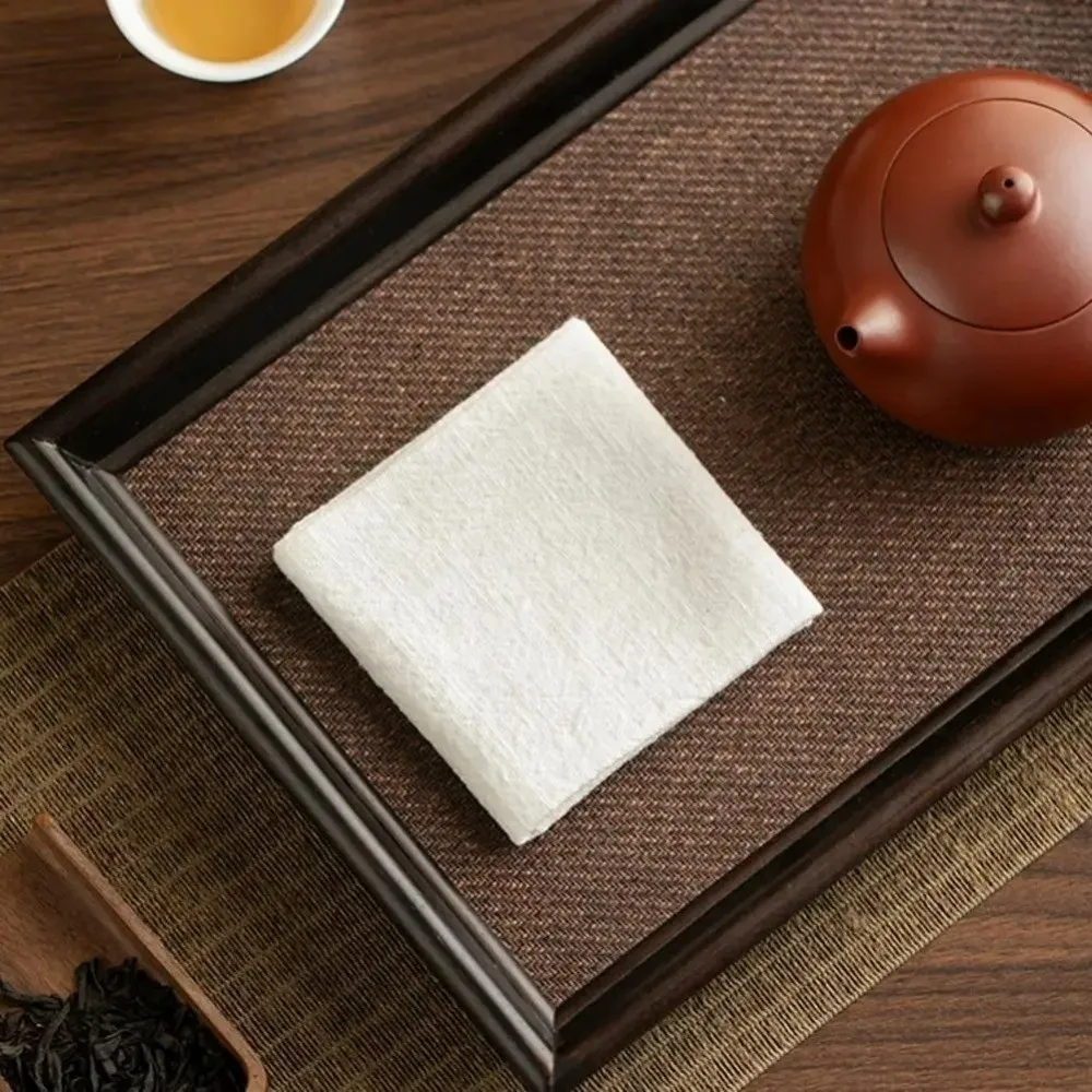 Zen Ramie Linen Tea Towel Hand Towels Multipurpose Cloth Kitchen Towel Coaster Kung Fu Teapot Mat Quick Dry Dish Towel