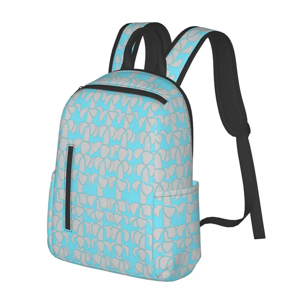 

Wai Puakenikeni Student Backpack School Bag Hiking Travel Daypack for Boys Girls Bookbag Shoulder Bags