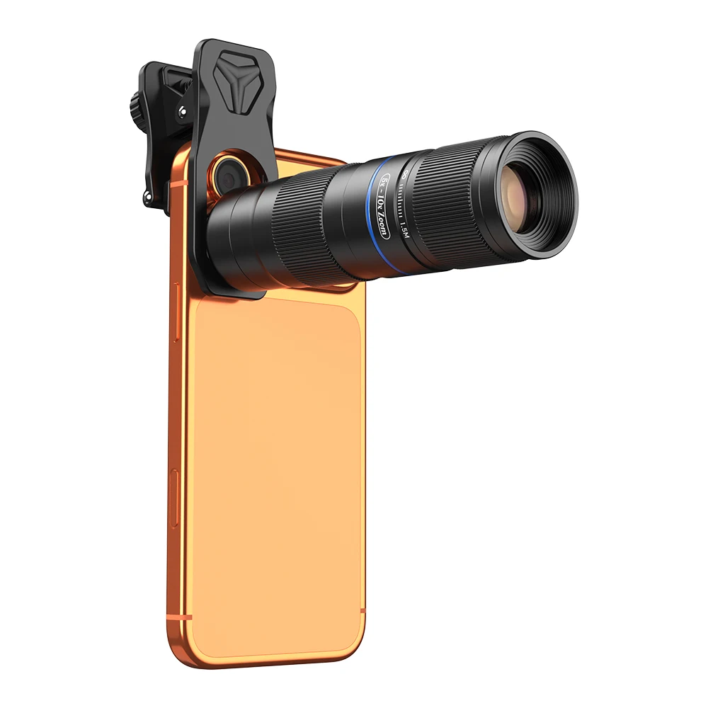 

APEXEL New 5x-10x Zoom Metal Telephoto Lens Observation Telescope Lens for iPhone Xiaomi other Smartphone Shooting Mobile Lenses