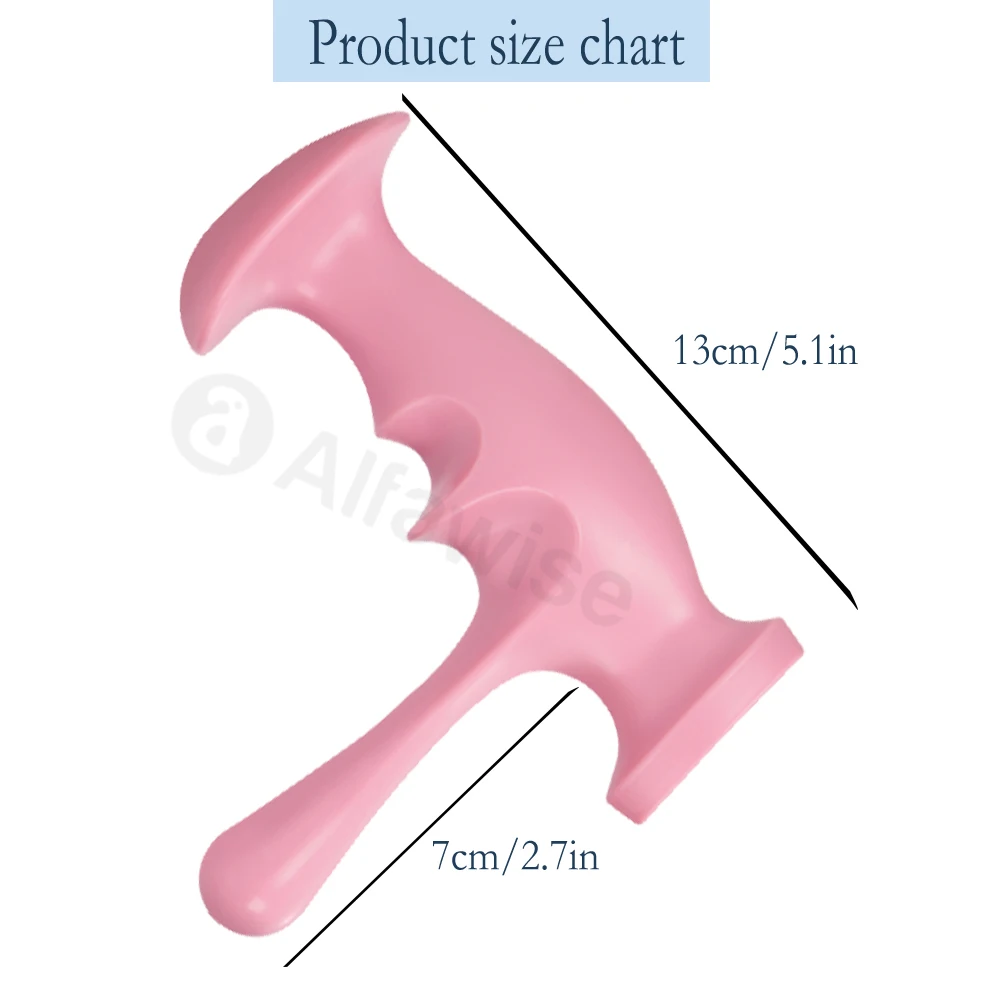 T-shaped Point Thumb Finger Press Trigger Point Handheld Massager Reflexology Stick Press Best Body Roller Back Massager Tools