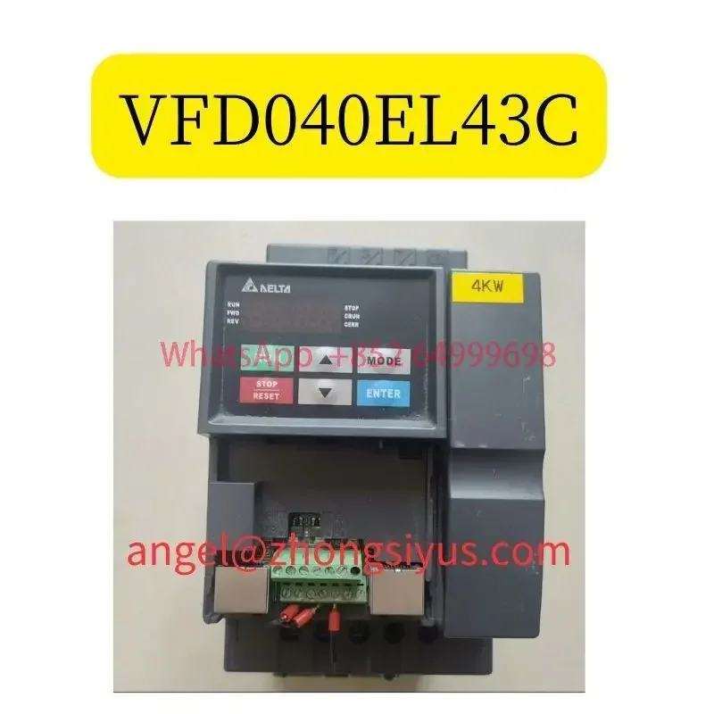 VFD040EL43C Used Delta inverter 4.0kW operation function OK