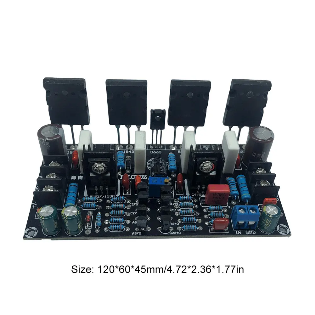 لوحة مضخم صوت أحادية القناة 1943 + 5200 أحادية HIFI مضخم الصوت لوحة نهائية لمكبر الصوت الإلكتروني لتقوم بها بنفسك عدة #6