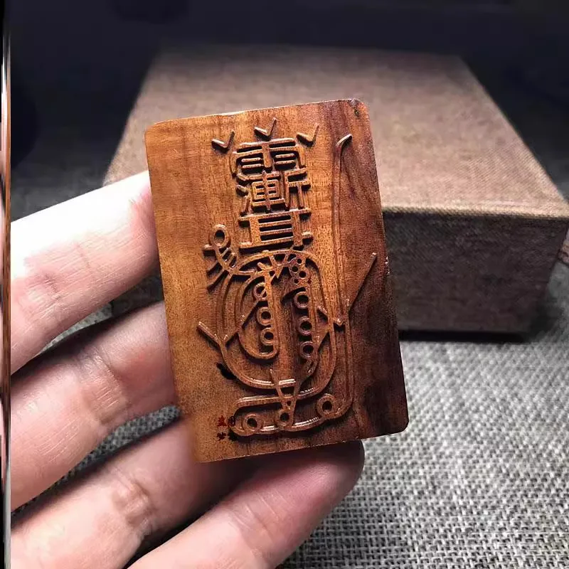 

1 шт. Thunderstrike мармелад деревянная карта статуя даосических имплантата