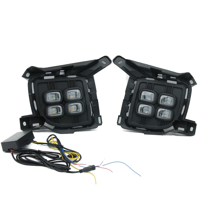 Daytime Running Lights Fog Lights Turn Lights Signal Lights for Land Cruiser LC200 12-15