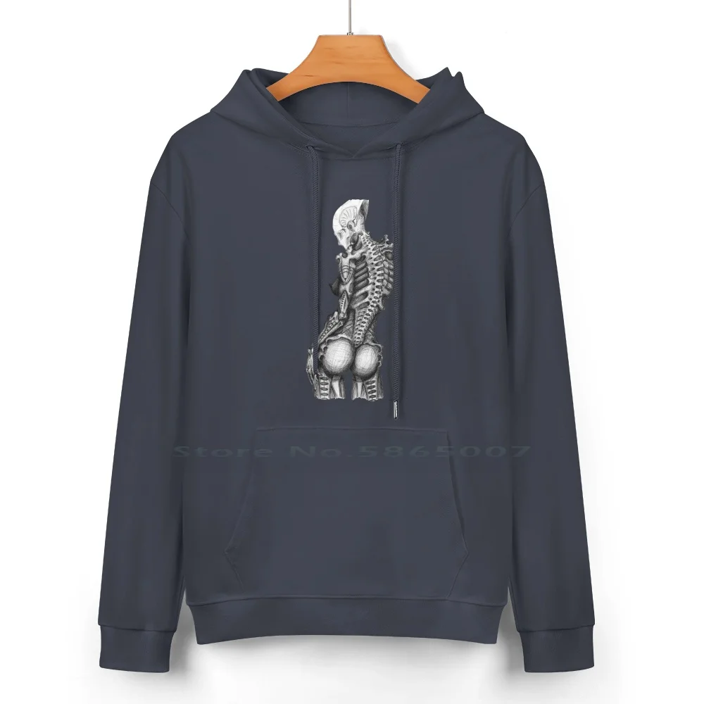 Biomechanoid Beauty Pure Cotton Hoodie Sweater 24 Colors Giger Biomechanoid Biomechanical Sci Fi Surreal Girls Womens Lady Sexy