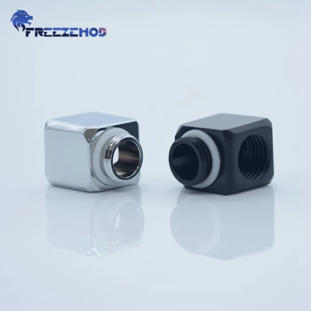 Squar 90 Degree Elbow Fitting Cube Elbow Adapter 90 Angle Double Internal G1/4 Thread MOD Computer Water Cooler Cuboid