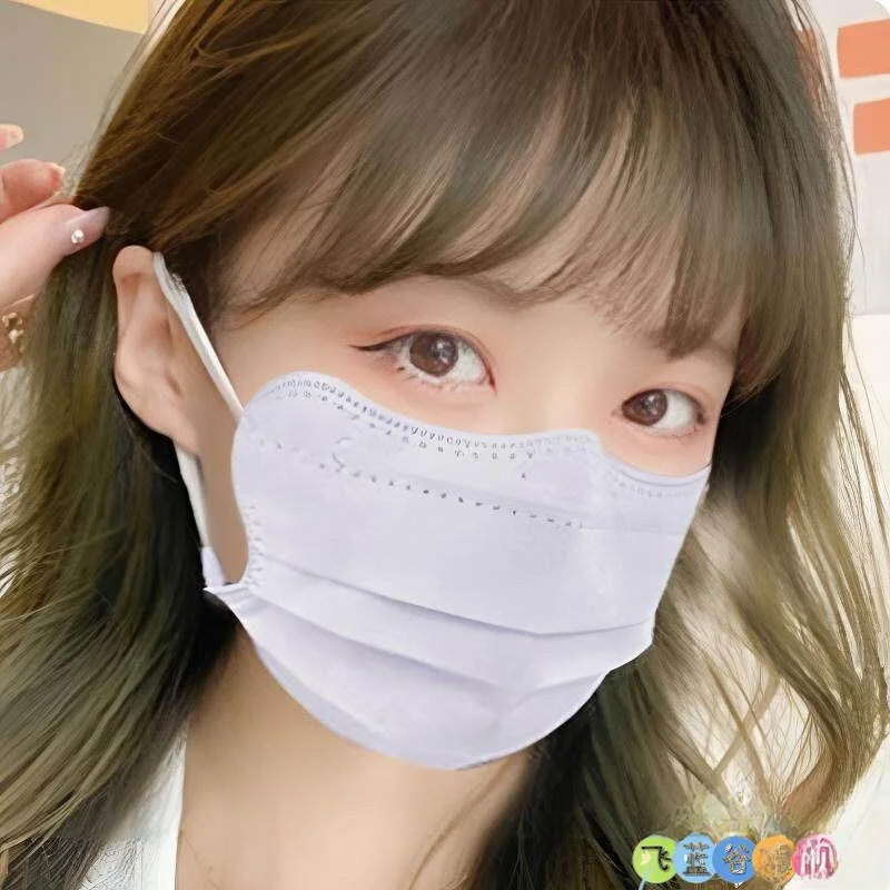 

Одноразовая дышащая маска с защитой для глаз, волнистая, для коррекции формы лица, в индивидуальной упаковке, медицинского класса, для взрослых