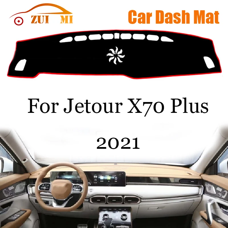 ZUIMI Dashboard Cover Dash Mat Dashmat For Jetour X70 Plus 2020 2021 LHD Dash Board Cover Pad Sun Shade