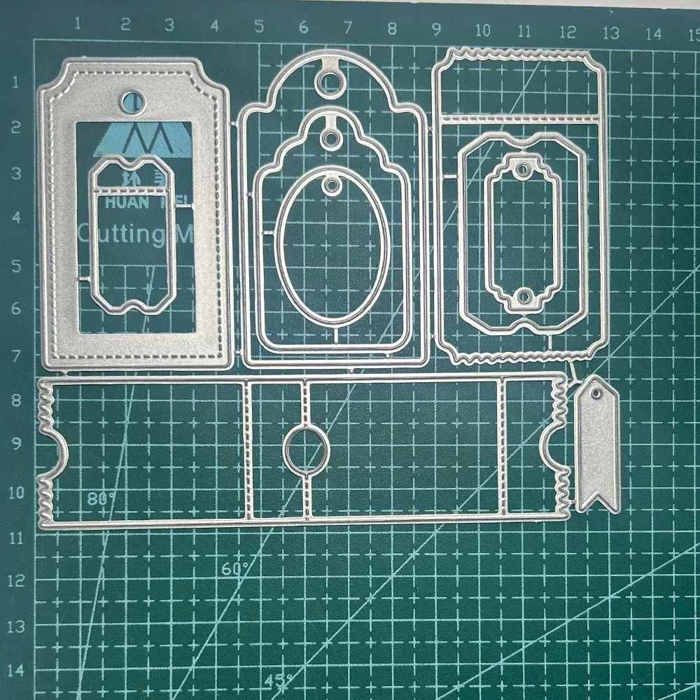 Label box frame DIY Metalen Stansmessen Embossing Sterven Papier Decoratie Album Ambachten Sjabloon