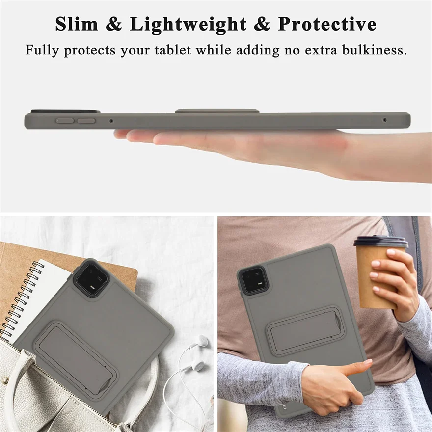 Suitable for Xiaomi Pad 6 Case PC+TPU Shockproof Protective With Bracket Tablet Shell for Xiaomi Pad 6 Pro Cover