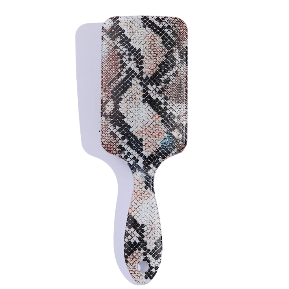 1pcs Hair Brush 3d Massage Scalp Comb Leopard Snake Zebra Milk Cow Print Salon Hairdressing Brush Curly Straight Air Cushion Com