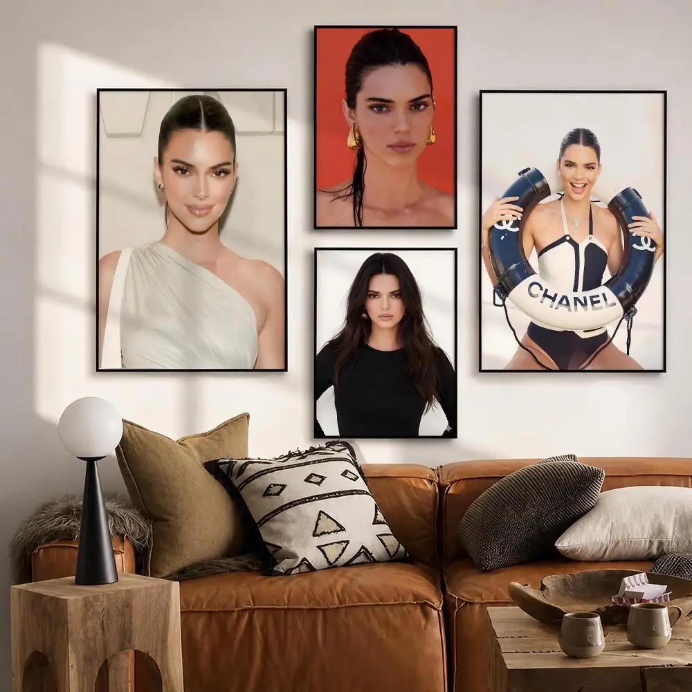 Supermodel Kendall Jenner Poster HD poster wall art self-stick no-residue for home cafe office great gift