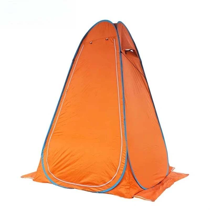 Portable outdoor folding shower tent, suitable for camping, instant build, waterproof in all seasons, polyester privacy shield