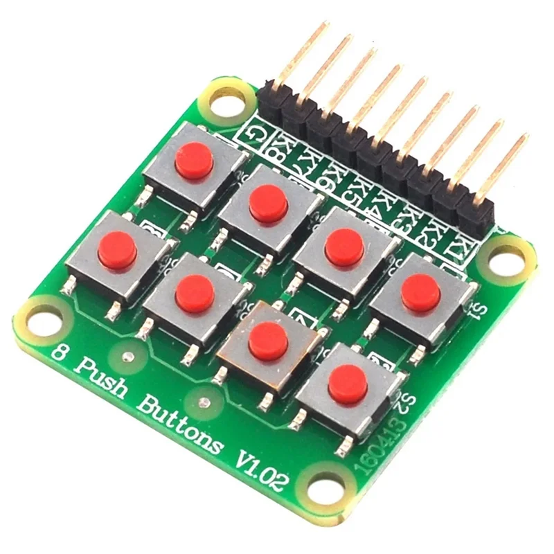 B50B-2X4 Tastiera 4X2 Tastiera 8 Pulsanti Scheda Chiave A Matrice Tastiera Pulsante Per Arduino AVR PIC 2X4 Modulo AVR PIC