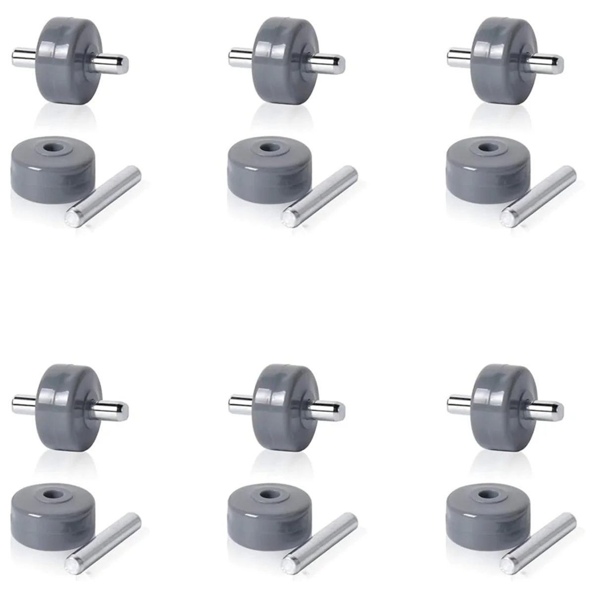 عجلات بديلة للمكنسة الكهربائية لموديلات دوارة Shark Navigator NV341، NV350، NV351، NV352، NV355، NV500—A19G