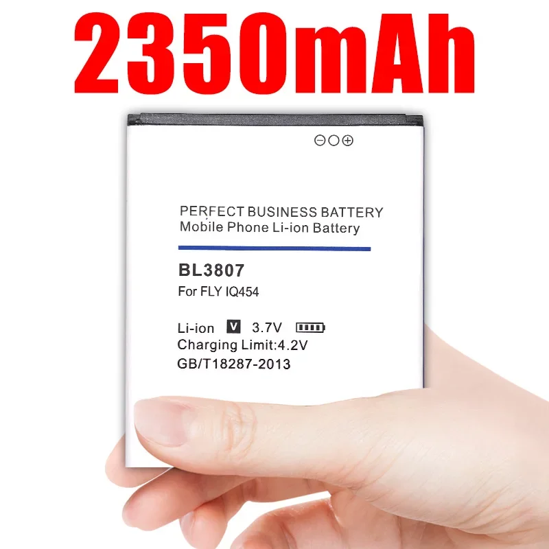2350 мАч Bl3807 литий-ионный аккумулятор для телефона Fly Iq454 Pбатарея