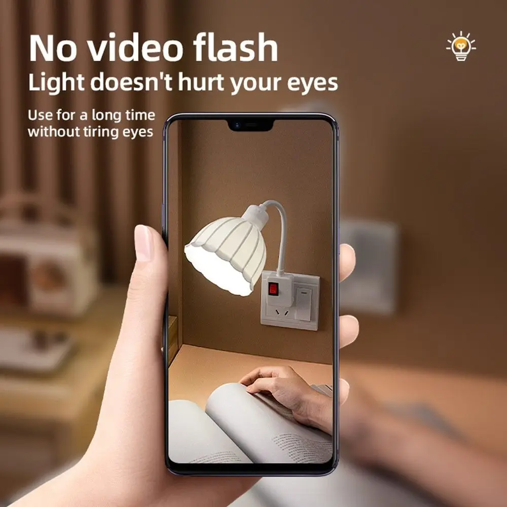 Creatieve Lotusbloemen Stekkerlamp EU VS UK Conversie Met Schakelaar Nachtverlichting Prachtige E27 Lamphouder Cadeau