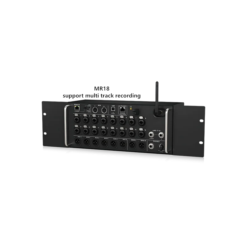 

Hot Sale Rack-Mounted MR18 Channel Digital Live Personal Digital Mixer Dj Mixer Digital