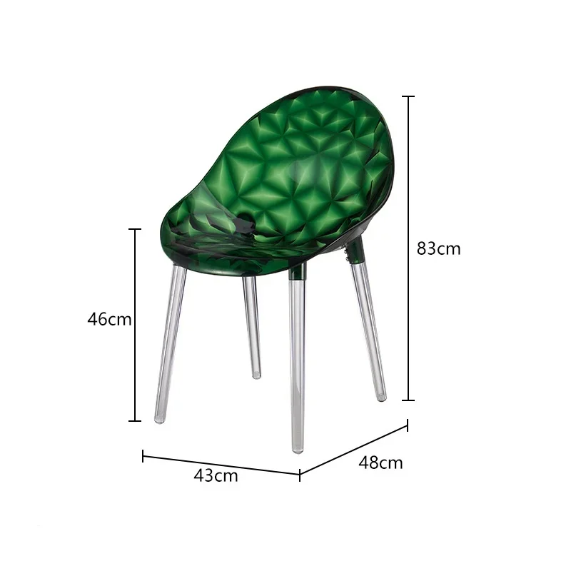 Clear Acrylic Crystal Stool Creative Home Makeup Multifunctional Modern Outdoor Furniture