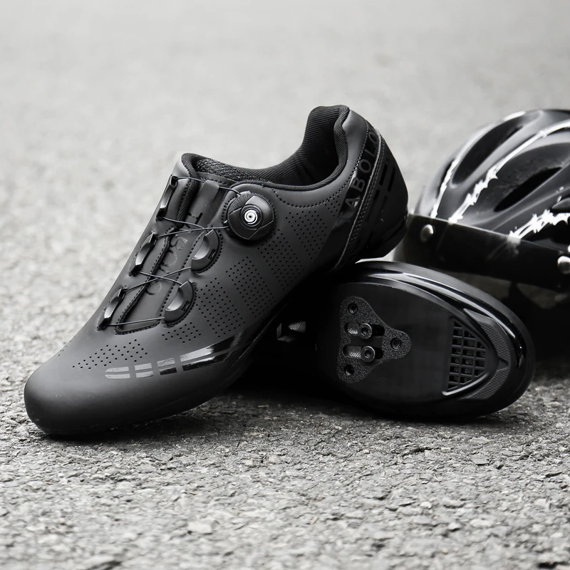 Men's Cycling Shoes Road Bike Shoes Self-locking Cleats Speed Cycling Sneakers Outdoor Racing Route Athletic Bicycle Footwear image 6