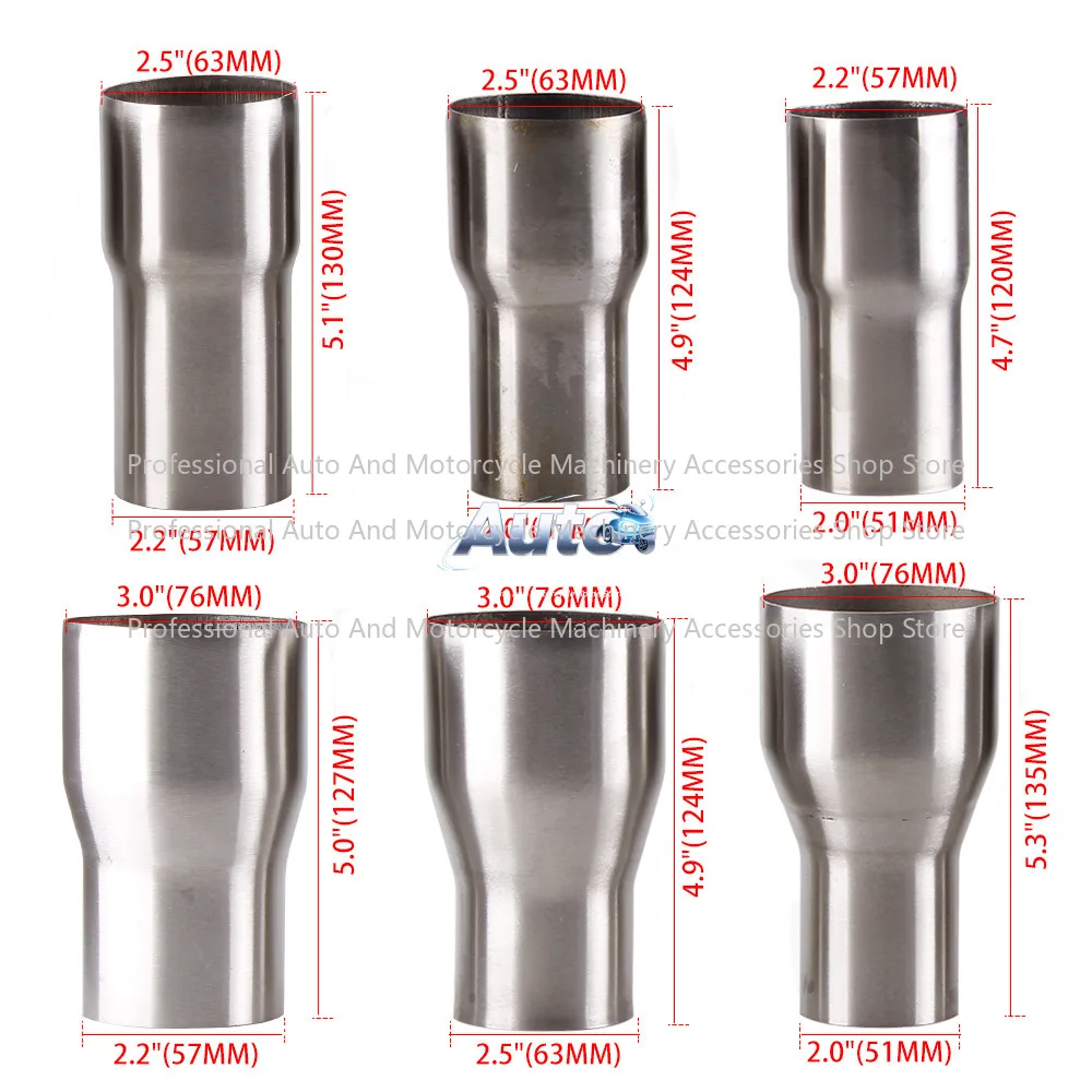 

51-76Mm Intake Pipe Connection Accessories Automotive Retrofit Exhaust Pipe Connector Reducer Adapter