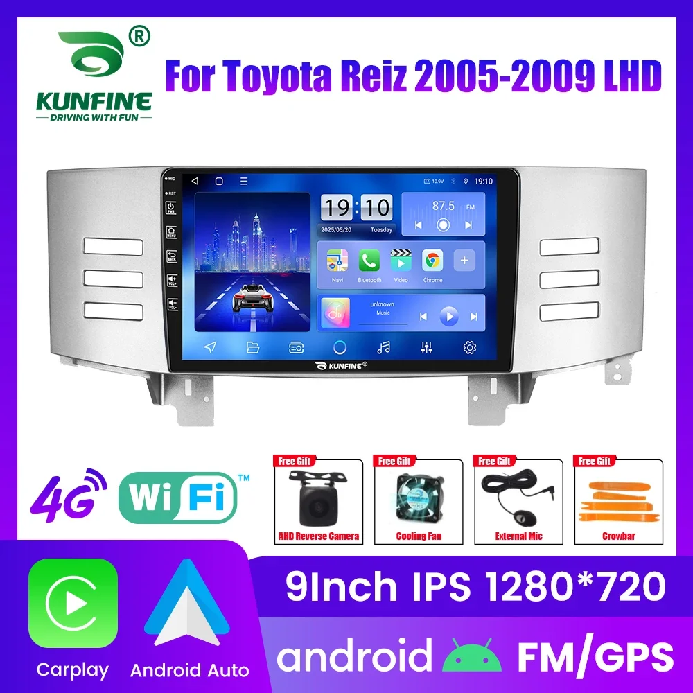

Автомагнитола Android для Toyota Reiz 2005-2009, 2DIN, 8-ядерный процессор, GPS-навигация, IPS-экран, поддержка CarPlay и Android Auto