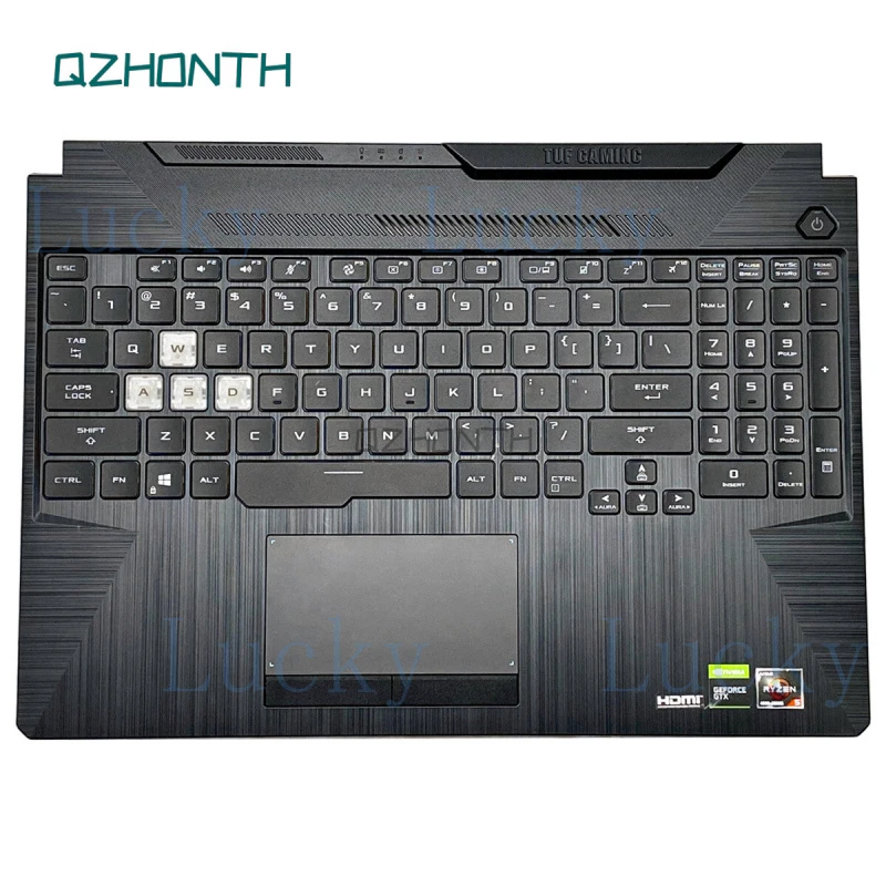f  for ASUS FA506 FX506 FA506U FX506U Palmrest Upper Top Case with Backlit Keyboard