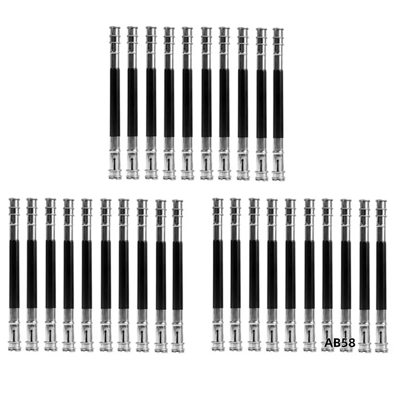 

30PCS Pencil Extender Holder Adjustable Pencil Lengthener Tool Coupling Device For School Art Writing
