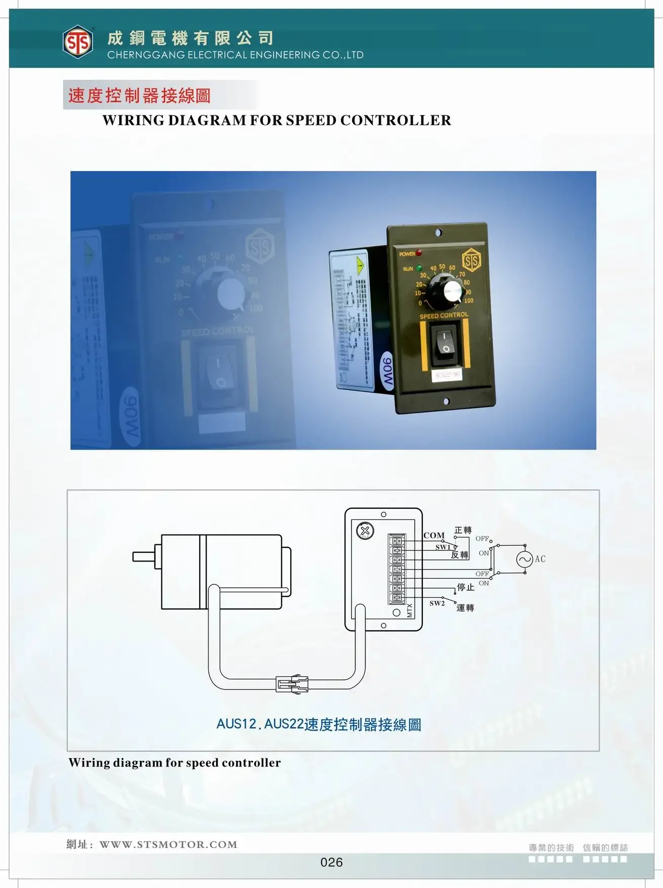 Miniature governor/Taiwan Chenggang (STS) ASS22