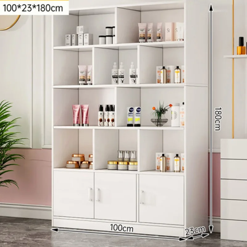 

custom，Cosmetics display cabinet Supermarket shelves barbershop products Display cabinet Nail Care products Display cabinet Beau