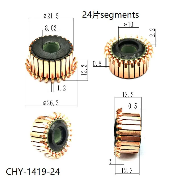 21.5*8.03*12.3*24P Chy-1419-24 Rectifier Reverser Copper Head