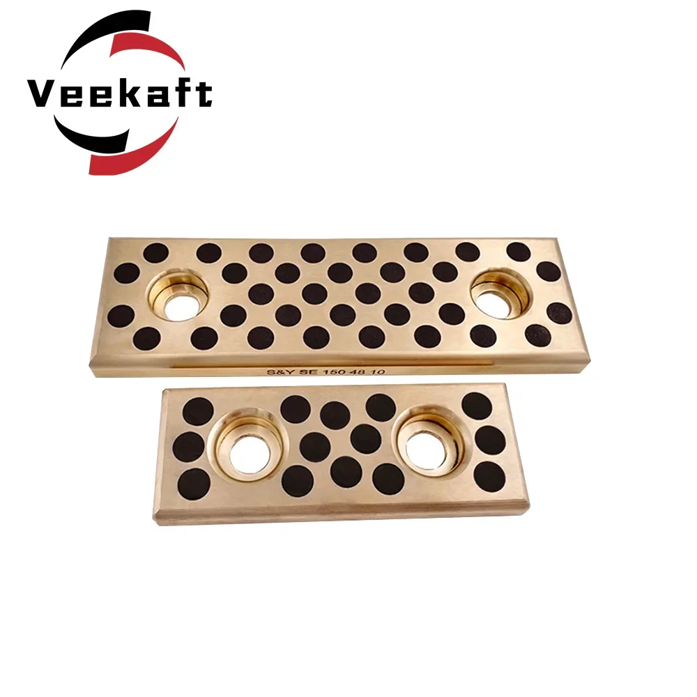 

1pcs SEW Width 28,38mm,Thickness 20mm Self-lubricating graphite copper plate;Solid lubrication;Brass + graphite