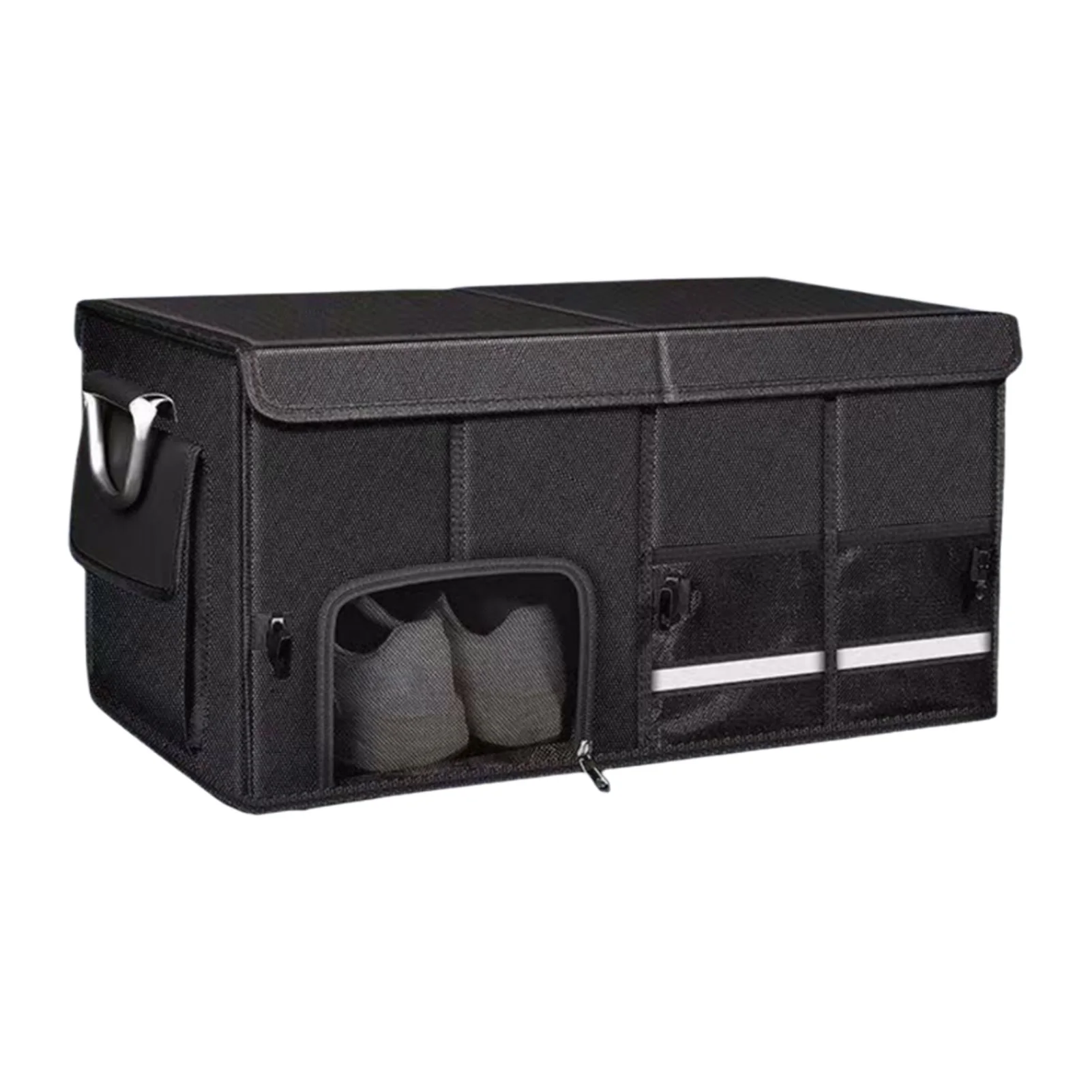 OxfordCloth Foldable Car Trunk Organizer Efficient Storage Solution For Vehicle Odorless Durable