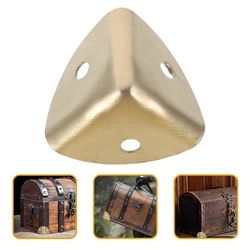 8pcs Wooden Box Corner Edges Guards Furniture Jewelry Box Corner Protectors For Cabinet Dresser Stainless Steel Angle Code