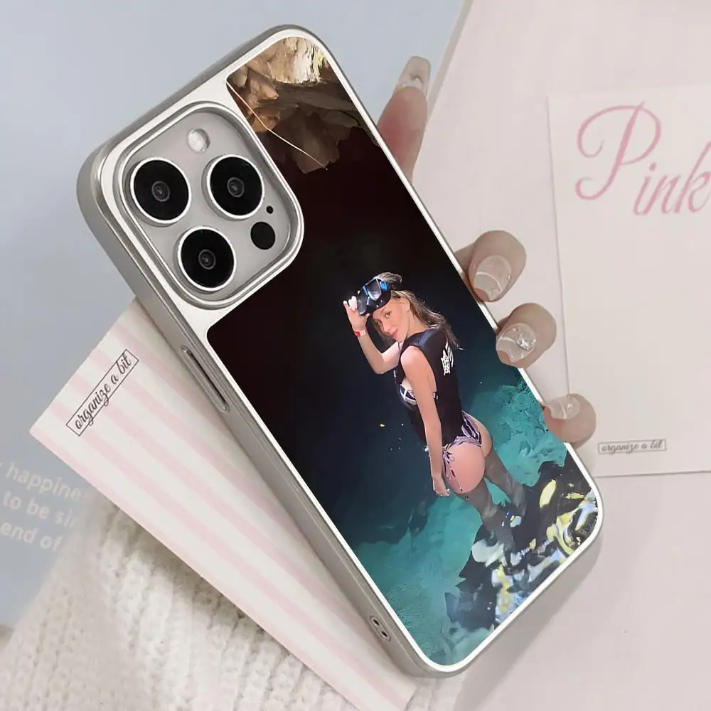 

Чехол для телефона Ester Exposito с серебряным покрытием для iPhone 17, 16, 15, 14, 13, 12, 11 Air Pro Max Plus, цветной