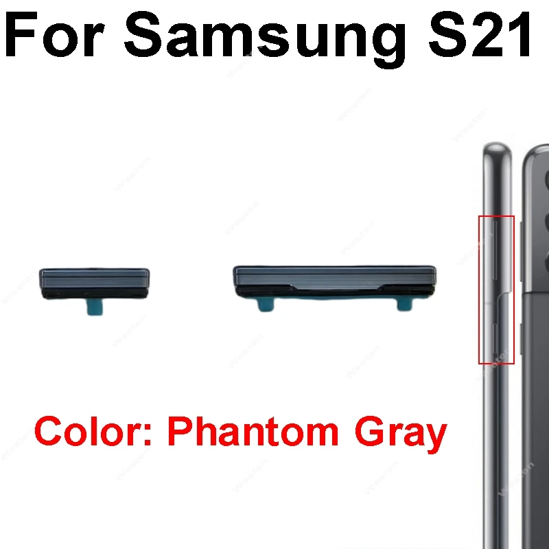Volume Side Button Use For Samsung Galaxy S21 Plus Ultra FE G990F G996B G990B G998B On/Off Power Button Replacement Repair Parts image 3