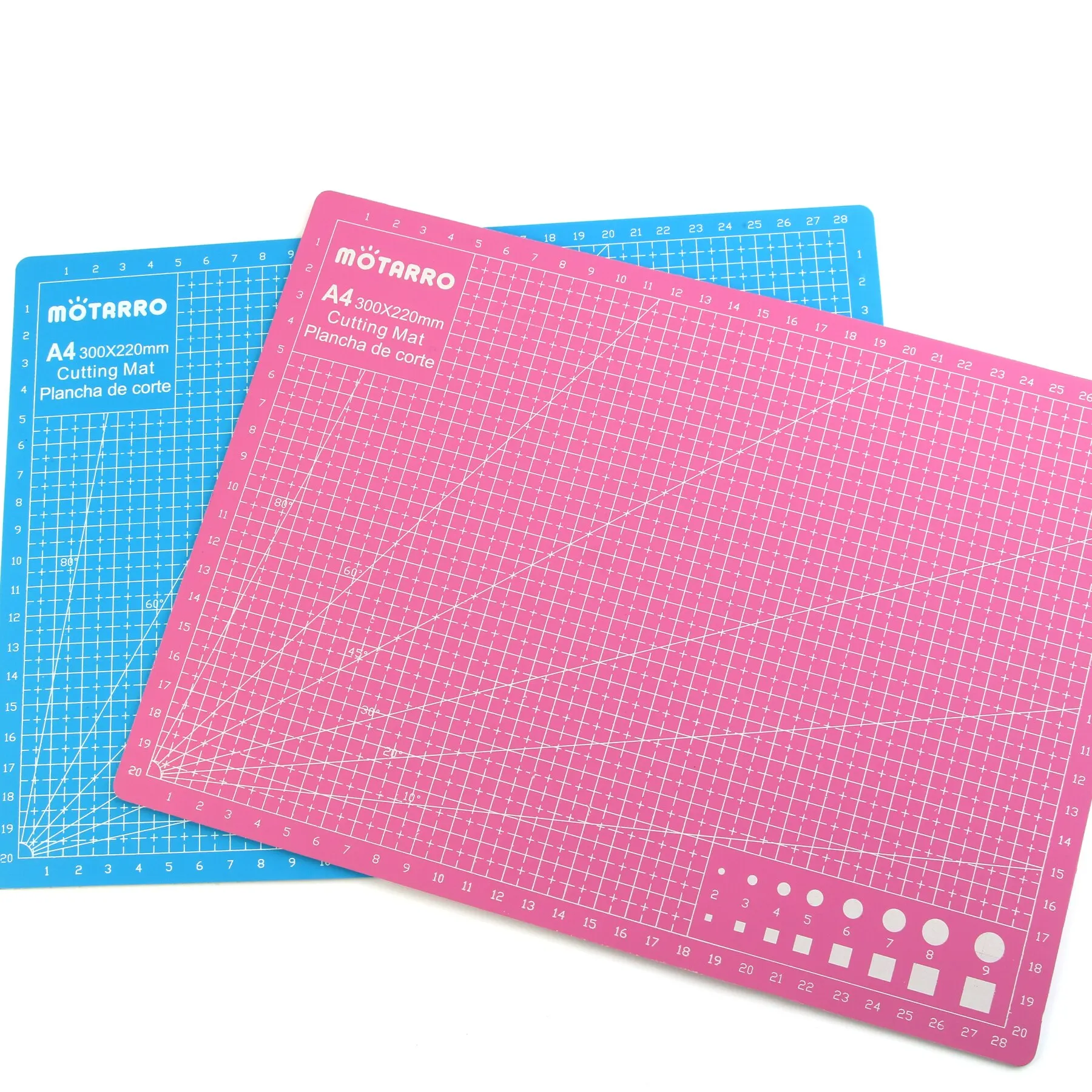 MOTARRO durable A4 multifonctionnel tapis bleu rose sculpture gravure BRICOLAGE tapis 2MM l'épaisseur de la planche à découper