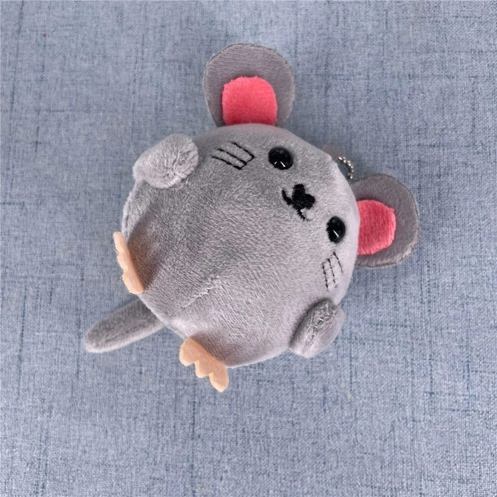 10CM Little Gray Mouse Cute Plush Toy , Stuffed Animal Toy , Key Chain Pendant Party Gift Plush Doll