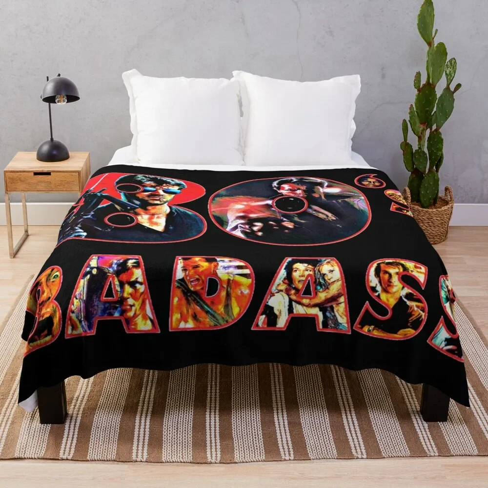 

80'S Action Throw Blanket Moving anime Sofa Blankets