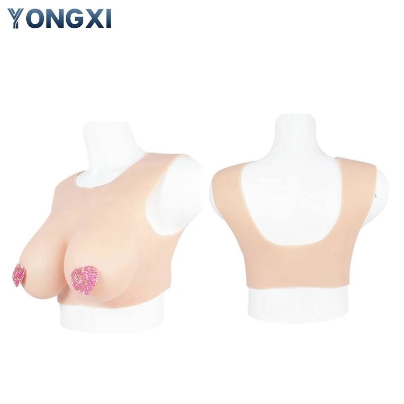 YONGXI Silicone Breasts or Silk floss Filling for Make The Chest Look Plump Charming Back Is U-shaped to Make It More Breathable