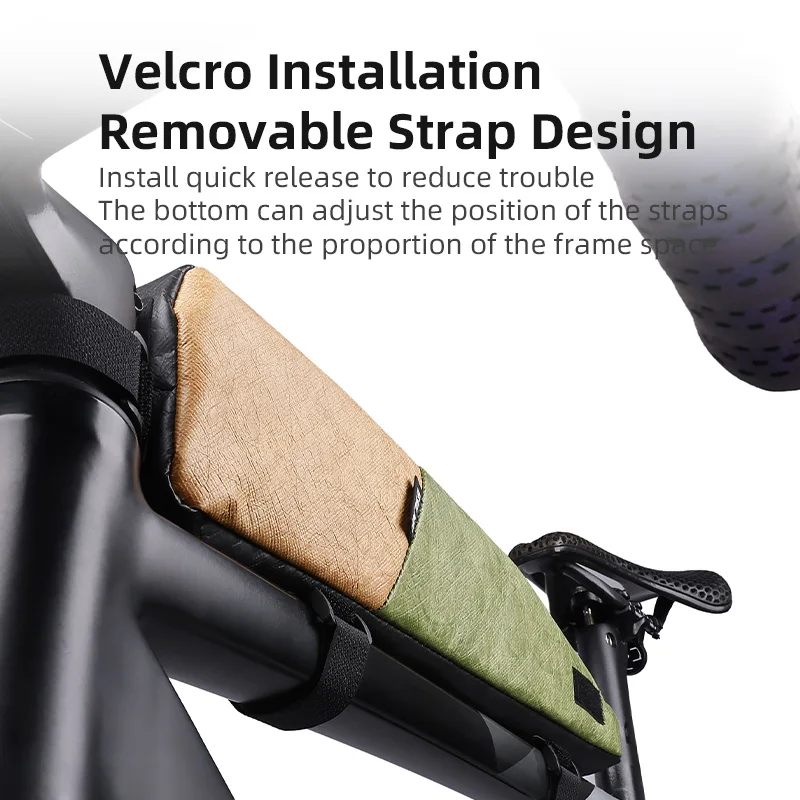 ESLNF Mountain Road Bike Waterproof Storage Bag Front Beam Folding Top Tube Bicycle Cycling Equipment