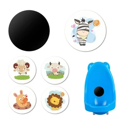 Color Changing Toilet Sticker Thermochromic Toilet Stickers Urinal Training Waterproof Color Change Sticker For Kid Potty